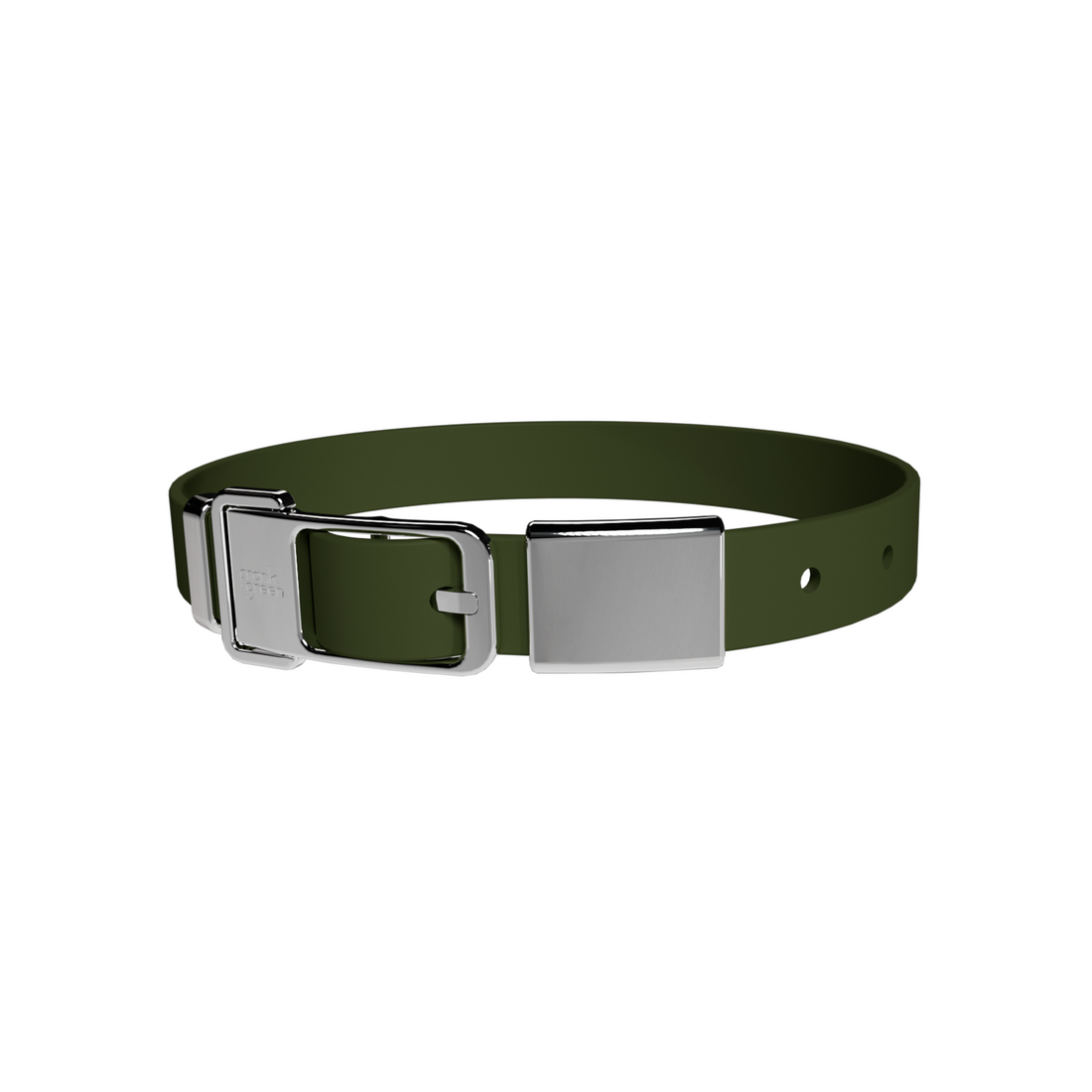 Frank Green Khaki Dog Collar