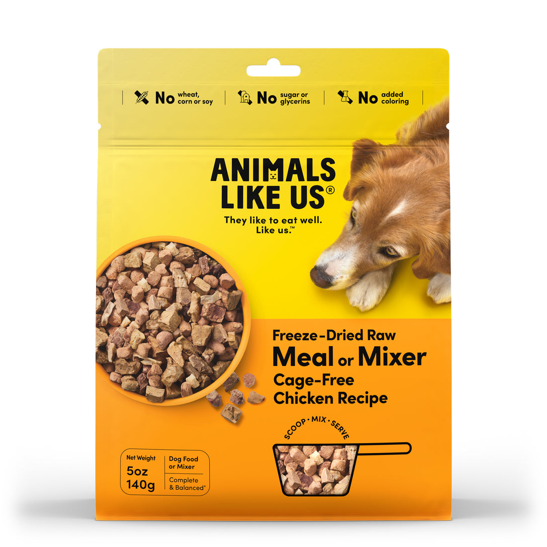 Animals Like Us Meal Mixer Cage-Free Chicken