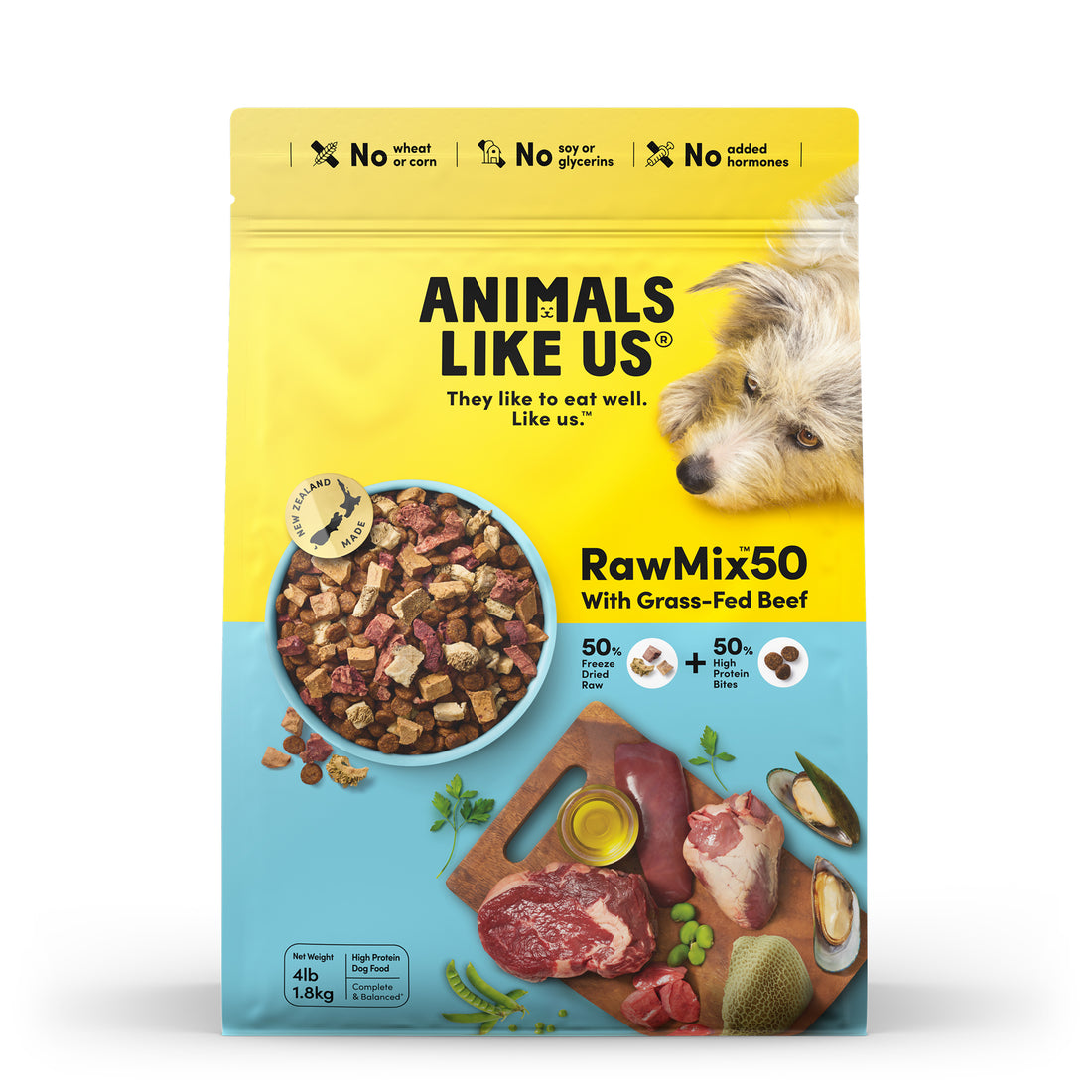 Animals Like Us Raw Mix 50 Grass-Fed Beef