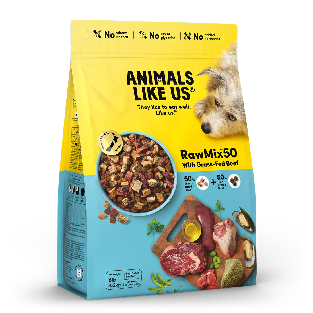 Animals Like Us Raw Mix 50 Grass-Fed Beef