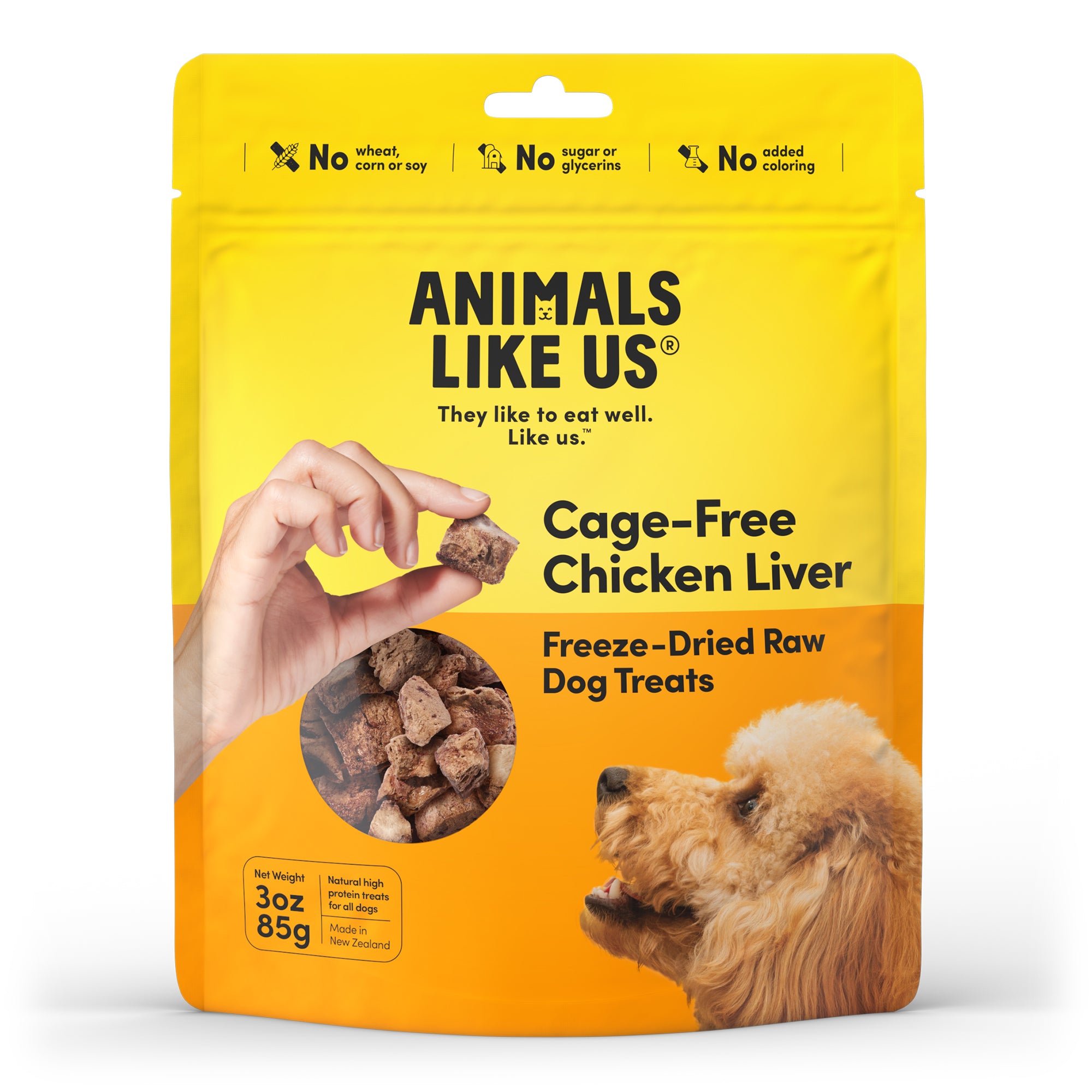 Freeze Dried Raw Dog Treats Cage Free Chicken Liver The Good Pet Home