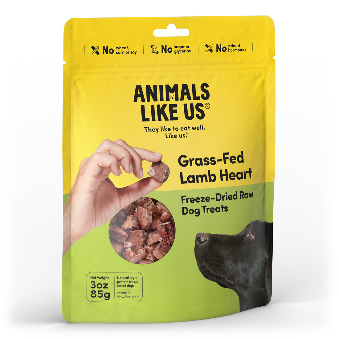 Animals Like Us - Grass-Fed Lamb Heart Freeze-Dried Raw Dog Treats